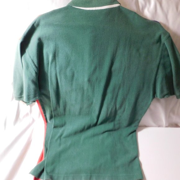 Bugle Boy Company Striped Polo Shirt Short Sleeves Vintage - Picture 6 of 6